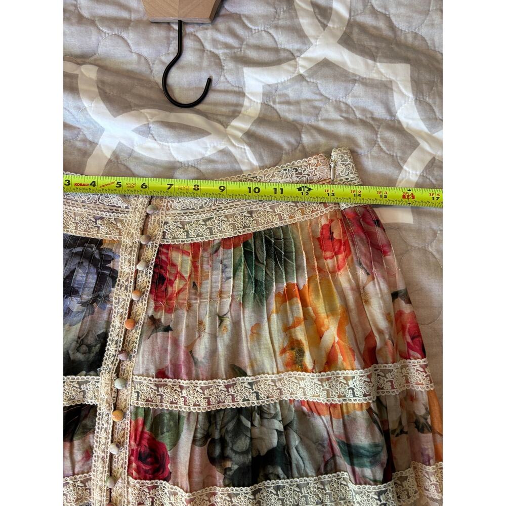 Alice + Olivia "Adira" Maxi Skirt & "Keeley" Flutter Sleeve Top Matching Set - Picture 9 of 16